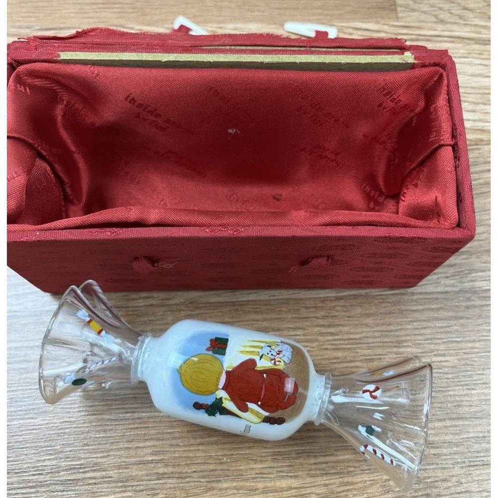 Vintage Glass Candy Christmas Ornament Figi Sweet Dreams Boy Limited Edition